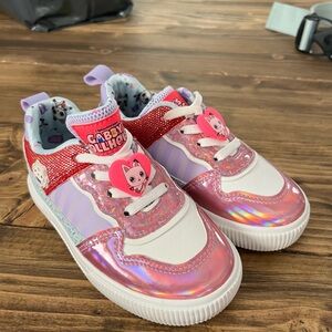 Colorful Kids' Sneakers with Fun Cat Design